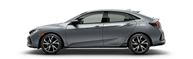 Side View of the Honda Civic Hatchback