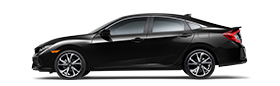 Side View of the Honda Civic SI Sedan
