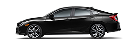 2020 Honda Civic Si Sedan - color Crystal Black Pearl